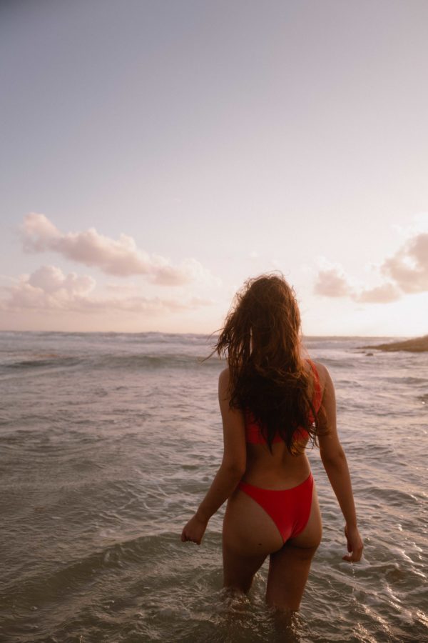 Virginie bas de maillot orange Off Duty